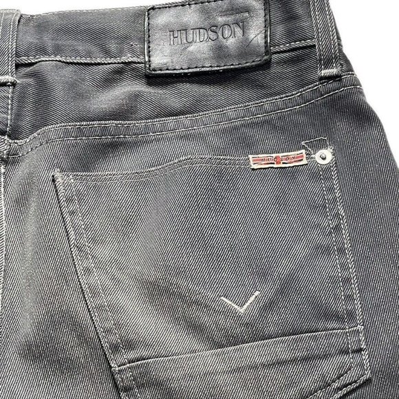 HUDSON JEANS Straight Leg COA Gray Buttoned Fly Style M255DMB Mens Size 34 - Picture 9 of 14